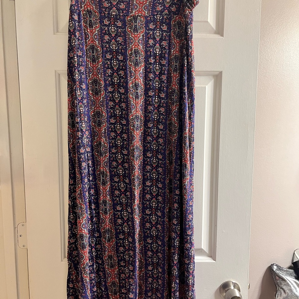 Floral Patterned Maxi Skirt